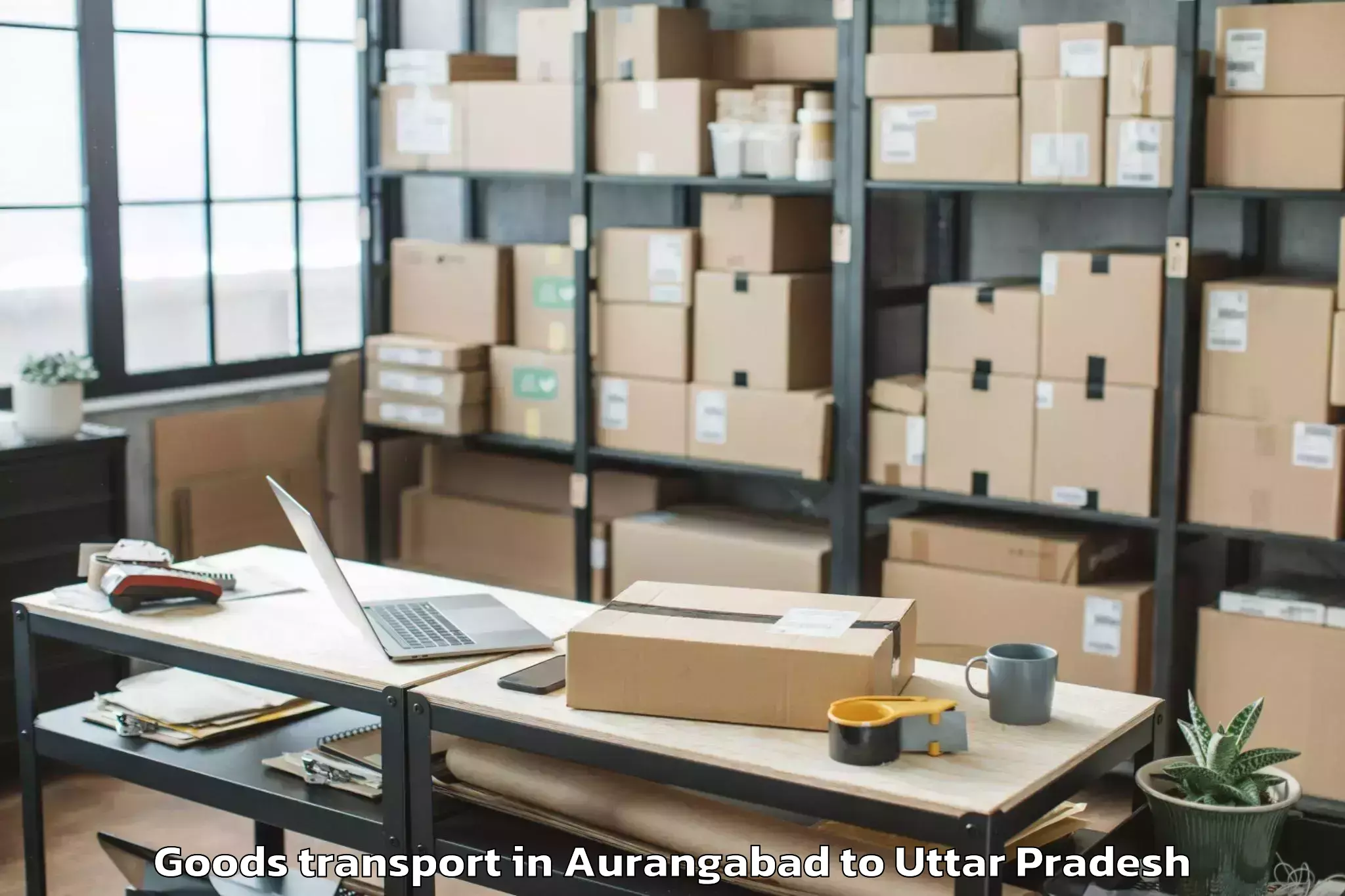 Easy Aurangabad to Lalganj Ajhara Goods Transport Booking